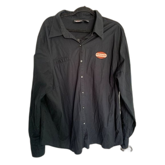 Harley Davidson 3W Cotton Button Down - Picture 1 of 5